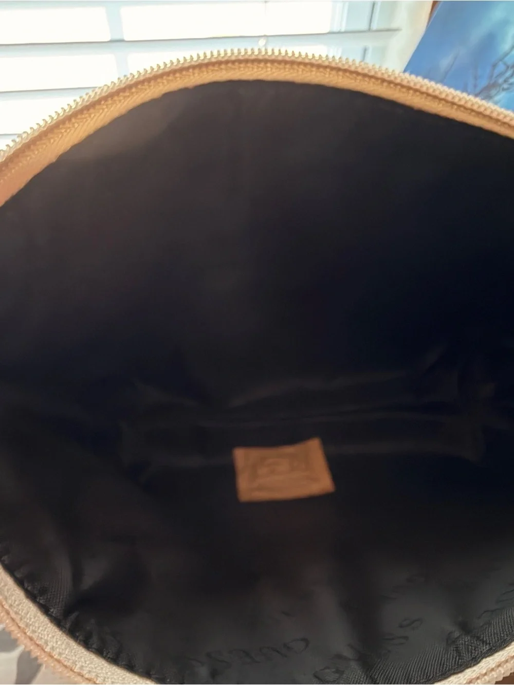 GUESS Embossed Cosmetic Pouch